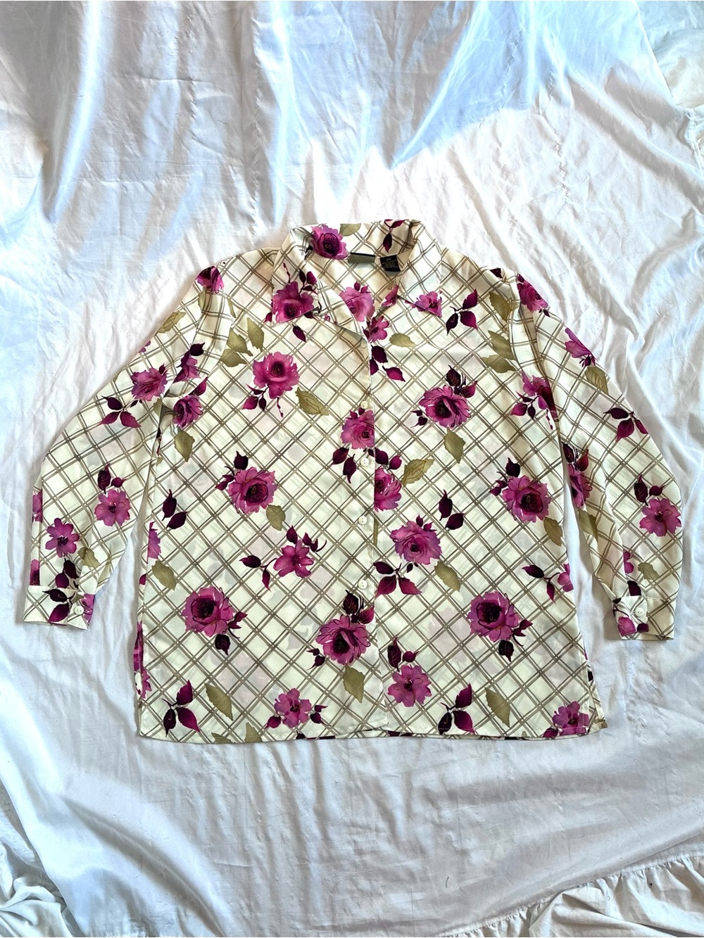 Vintage Laura Scott Floral Blouse